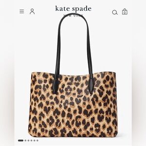 Kate Spade All Day Lovely Leopard Large Tote